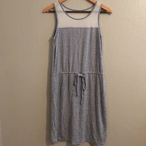 Grey knit dress